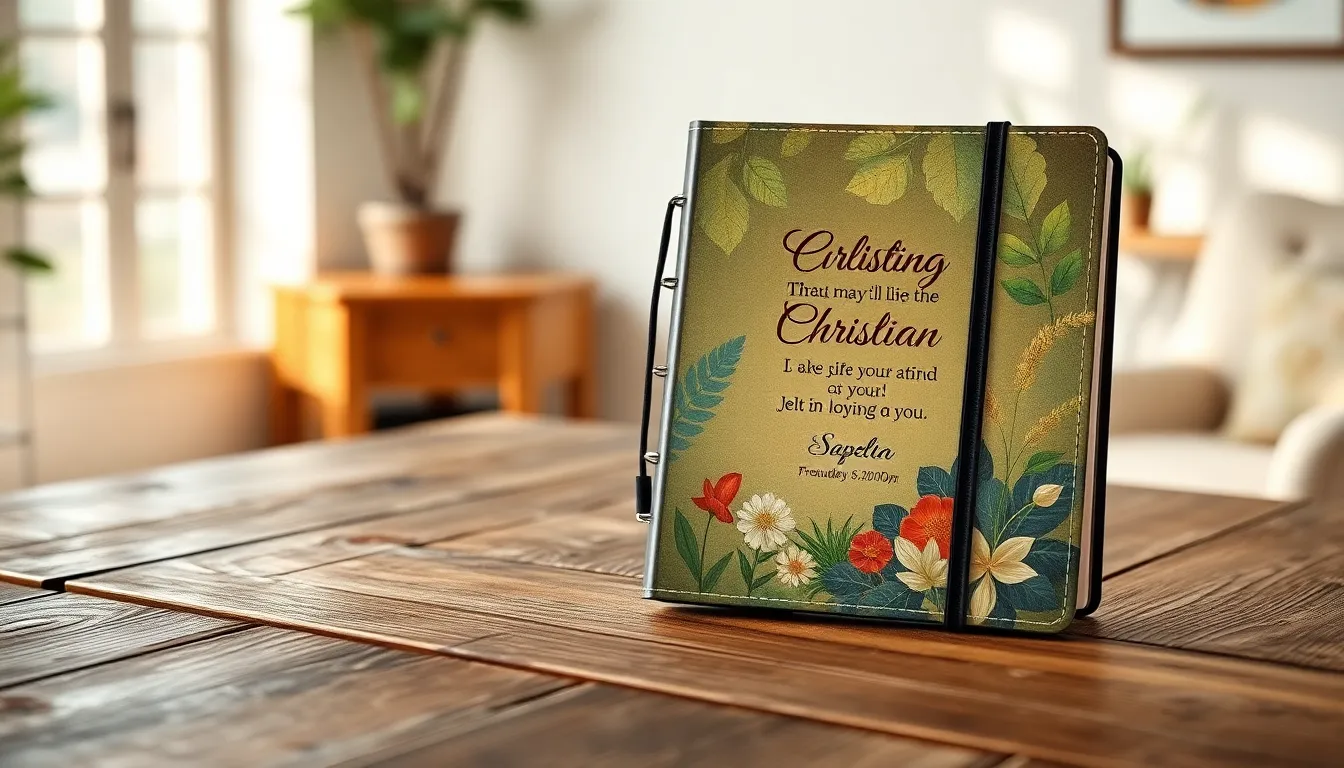 christian art gifts journal with zipper